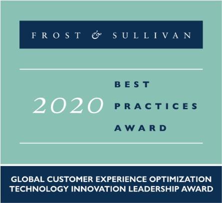 Frost & Sullivan, Premio a las Mejores Prácticas 2020