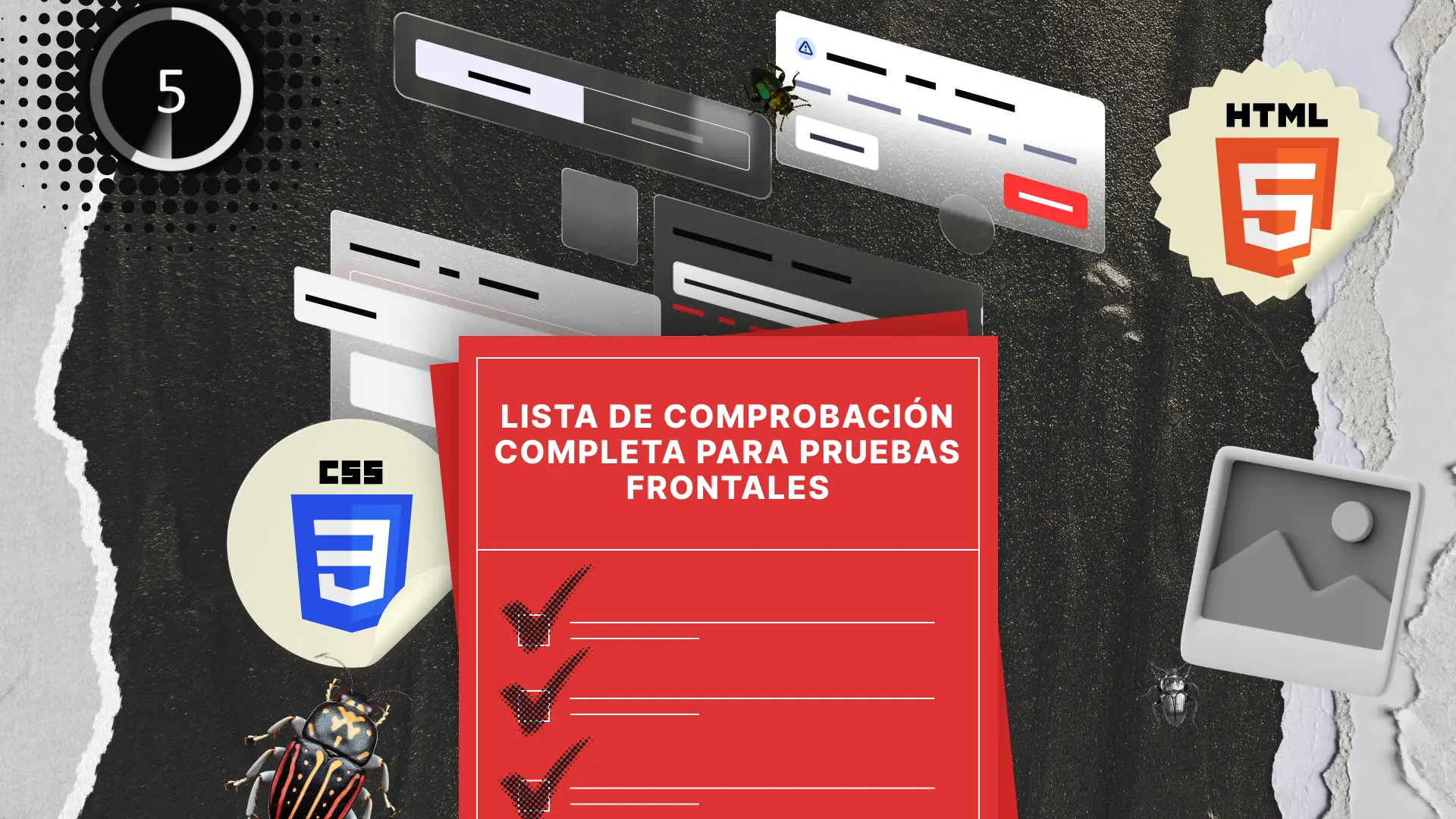 Lista de comprobación completa para pruebas frontales