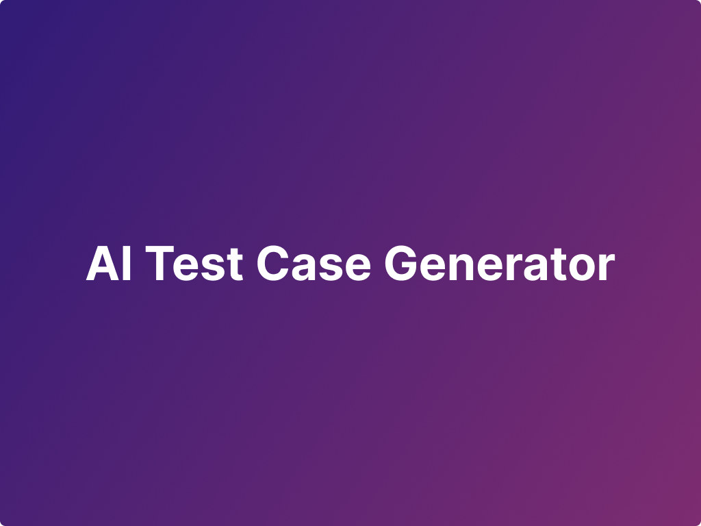 Generador de casos de prueba AI