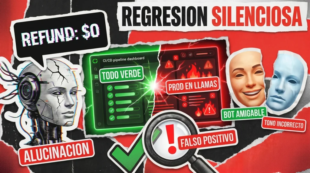 Pruebas de Regresión de LLM: Cómo Detectar las 6 Caídas Silenciosas de Calidad que la Mayoría de los Equipos Pasa por Alto Pruebas de Regresión de LLM: Cómo Detectar las 6 Caídas Silenciosas de Calidad que la Mayoría de los Equipos Pasa por Alto