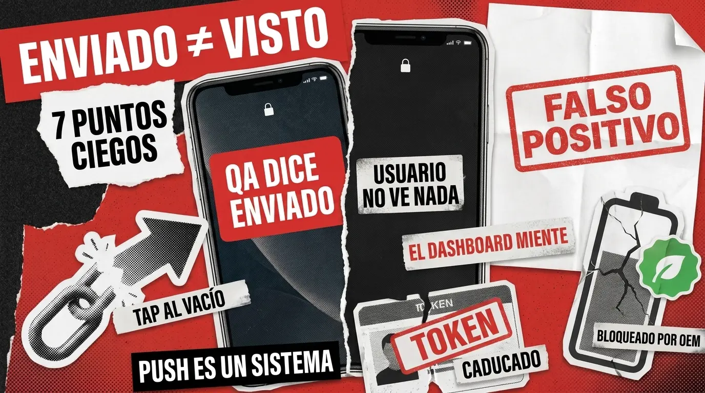 Pruebas de notificaciones push: por qué los errores escapan al QA (y cómo detectarlos)
