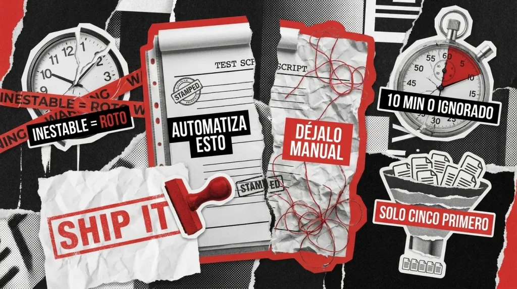 Pruebas de Regresión Automatizadas: Qué Automatizar, Qué Dejar en Paz Pruebas de Regresión Automatizadas: Qué Automatizar, Qué Dejar en Paz