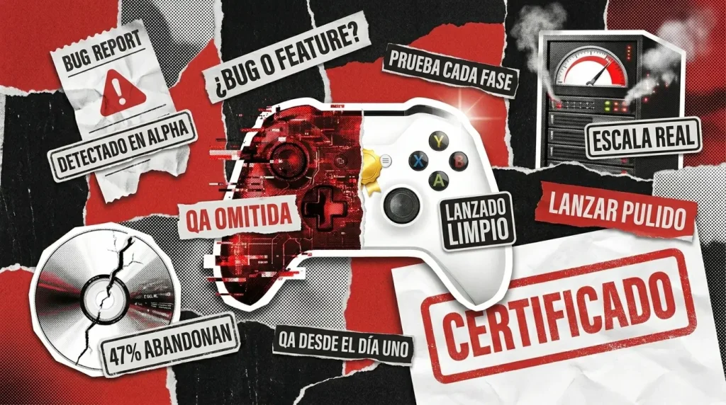 Pruebas de videojuegos: cómo se prueban los juegos desde la prealfa hasta el lanzamiento Pruebas de videojuegos: cómo se prueban los juegos desde la prealfa hasta el lanzamiento