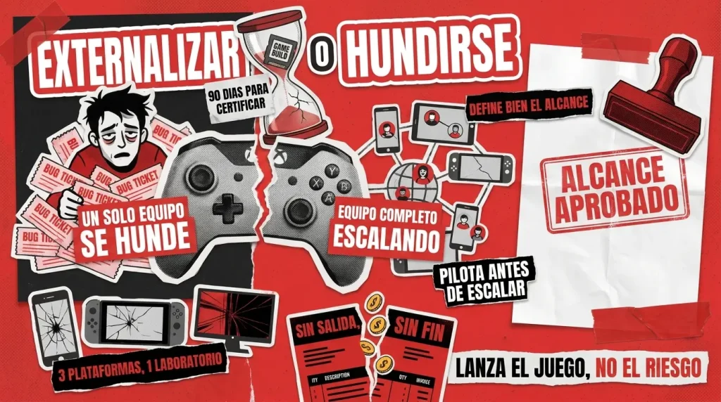 Externalización de pruebas de juegos: cuándo delegar el control de calidad y cómo definir su alcance Externalización de pruebas de juegos: cuándo delegar el control de calidad y cómo definir su alcance