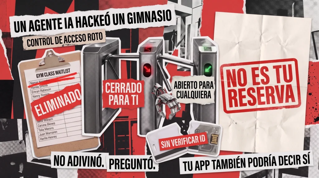 Un Agente de IA Hackeó un Gimnasio: Una Historia de Control de Acceso Defectuoso Un Agente de IA Hackeó un Gimnasio: Una Historia de Control de Acceso Defectuoso