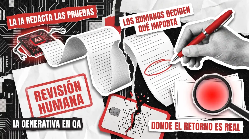 Casos de Uso de IA Generativa en Pruebas de Software: Dónde el Retorno Es Real Casos de Uso de IA Generativa en Pruebas de Software: Dónde el Retorno Es Real