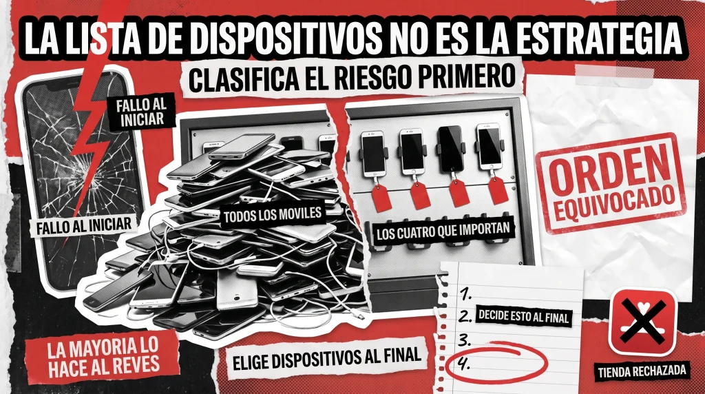 Estrategia de pruebas móviles: por qué la matriz de dispositivos es lo último que deberías decidir Estrategia de pruebas móviles: por qué la matriz de dispositivos es lo último que deberías decidir