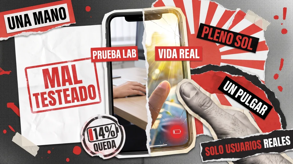 Pruebas de usabilidad de aplicaciones móviles: sus usuarios tienen una mano libre y media atención Pruebas de usabilidad de aplicaciones móviles: sus usuarios tienen una mano libre y media atención