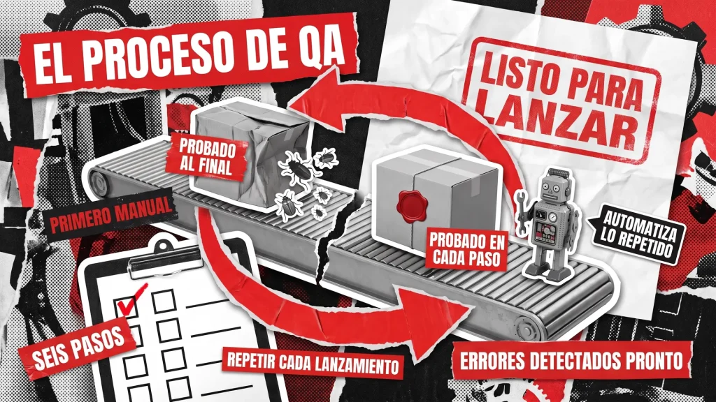 El proceso de QA: qué ocurre en cada paso con un equipo de QA El proceso de QA: qué ocurre en cada paso con un equipo de QA